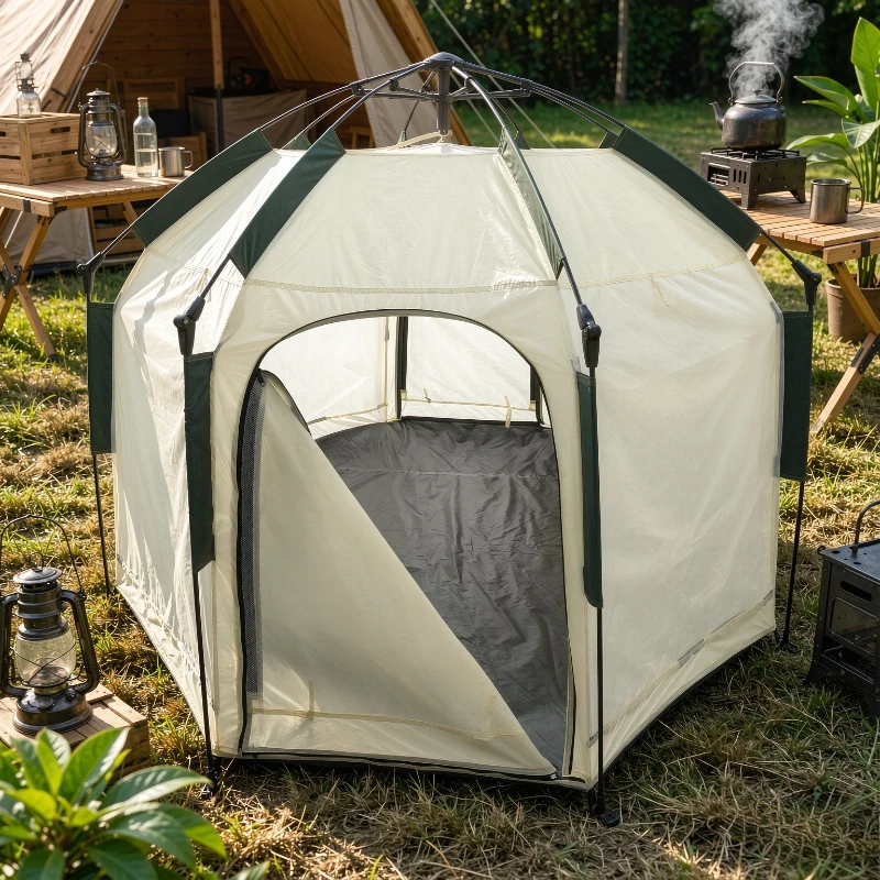 Automatic Pop Up Octagonal Camping Tent Portable Outdoor Shelter Waterproof Family Tent for Travel Hiking 캠핑 텐트 차박