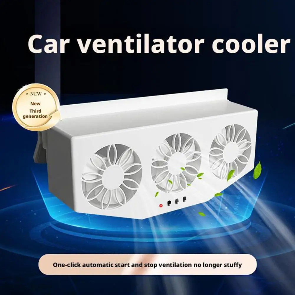 

Car Exhaust Fan 3- Cooling Fan Usb Powered Car Purifier Interior Fan Window Radiator Air Cool Accessories Ventilation V C2k3