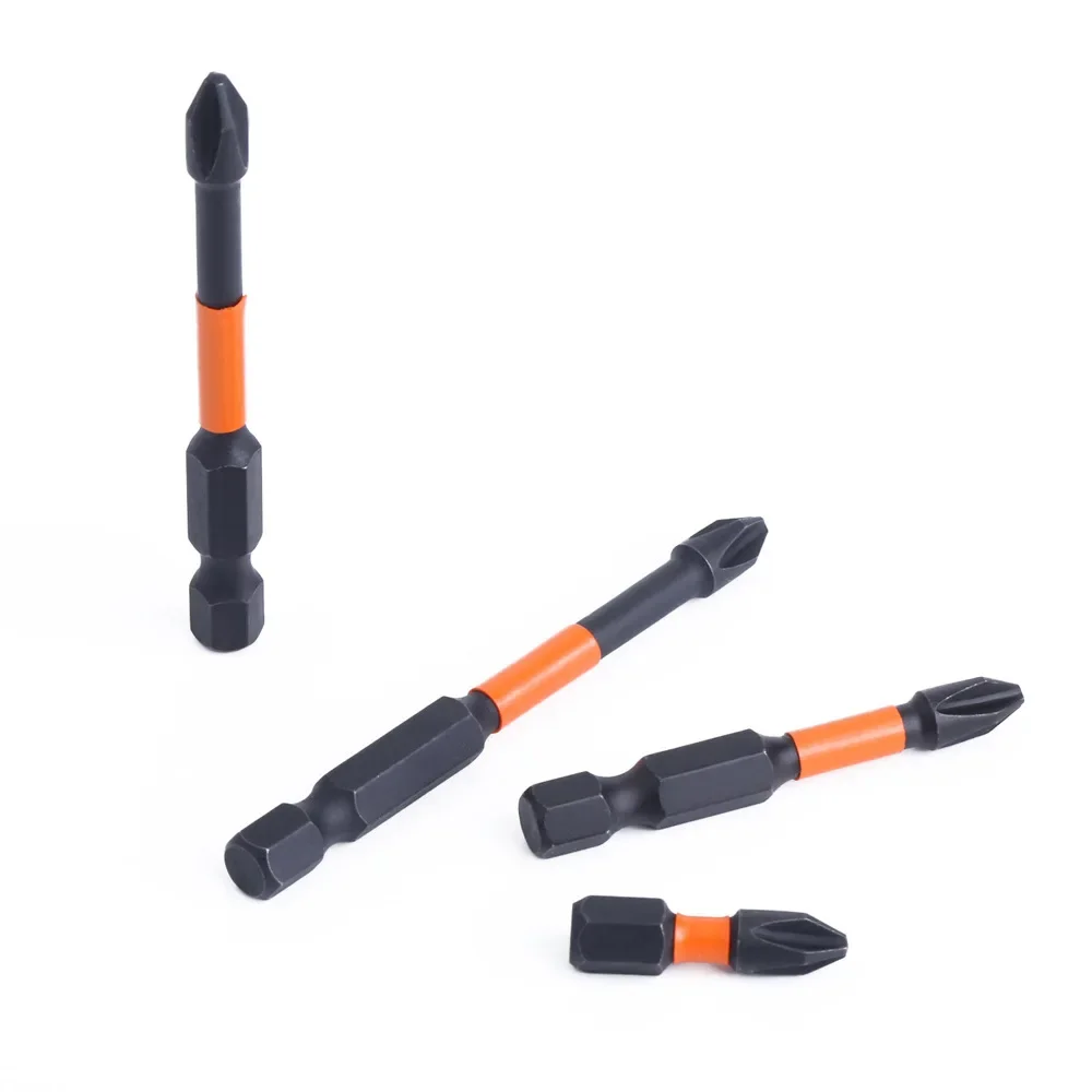 6 개/대 25 50 65 70 90 150mm 충격 강력한 자기 배치 헤드 크로스 고경도 핸드 드릴 비트 나사 전기 스크루 드라이버