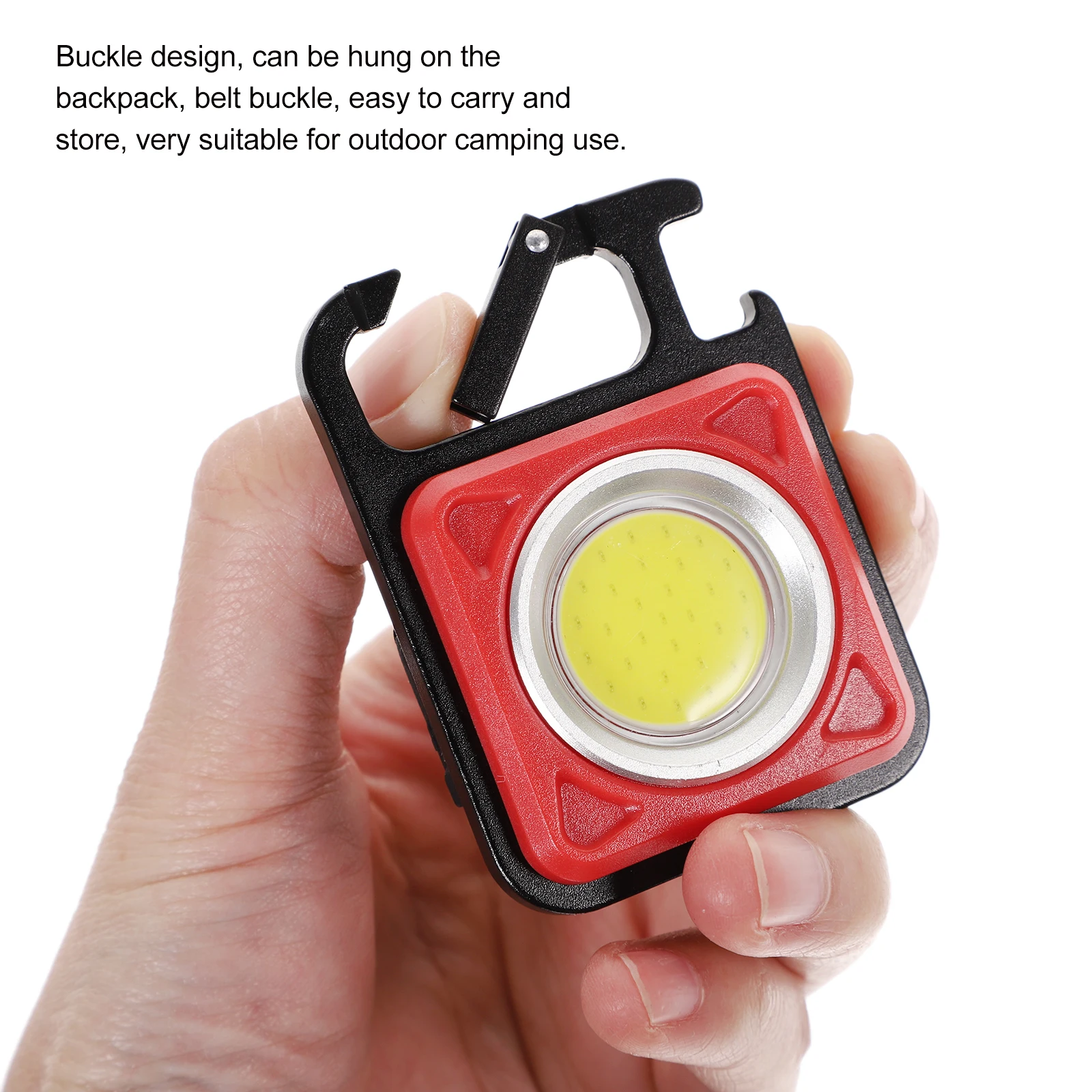 

Брелок-фонарик, мини-USB перезаряжаемый светодиодный светильник из алюминиевого сплава, компактный, легкий, для кемпинга, пешего туризма, аварийные маленькие фонарики