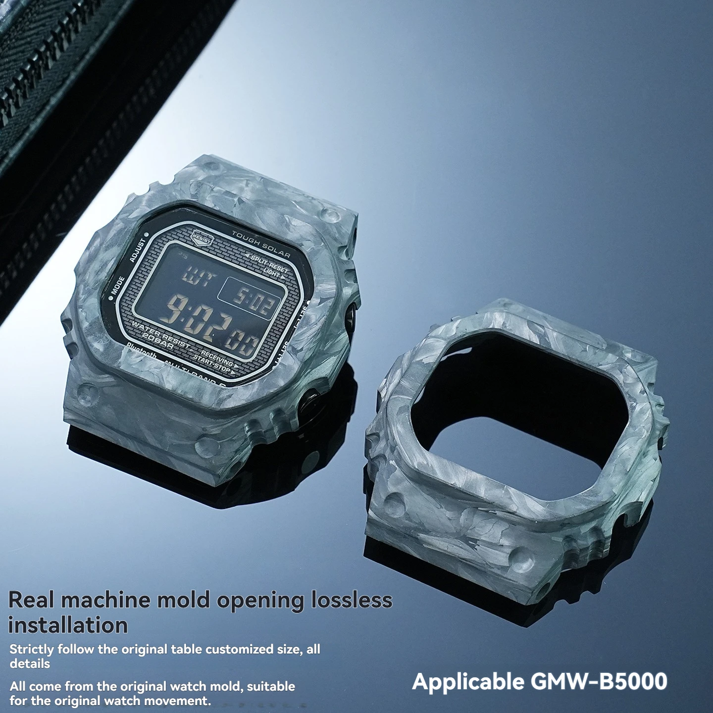 

dw5600/5610 gmw-b5000 Modified men's small square watch case accessories For Casio DW-5600/5610 GMW-B5000 carbon fiber case