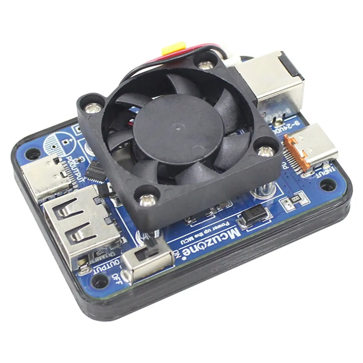 ABGN 5V5A PD Power Module USB-C and USB-A Dual Port for Raspberry Pi5 9-15V to 5V Power Module