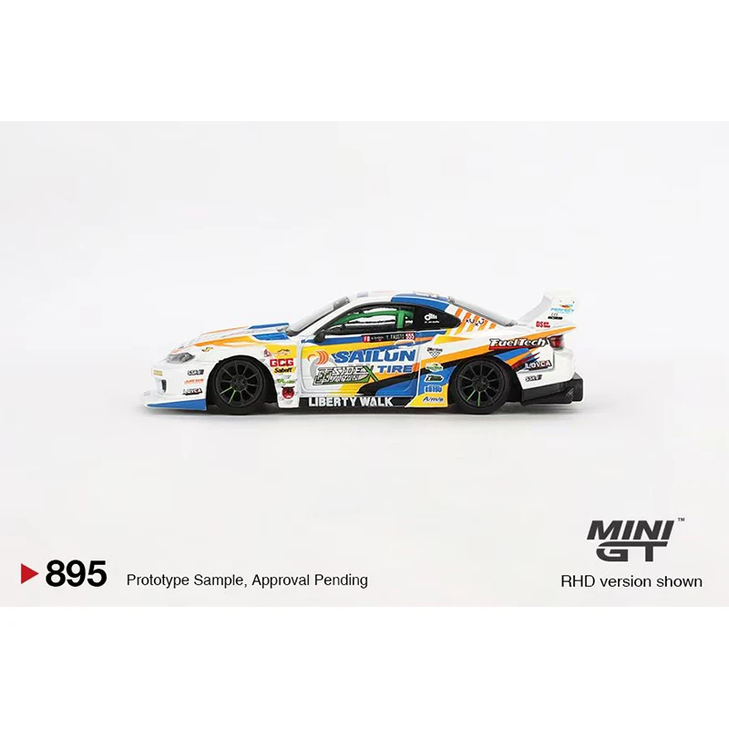 Minigt-Jouet de collection moulé sous pression, LBWK LB, Super Silhouette S15 Silvia, 1:64, Prévente, 895