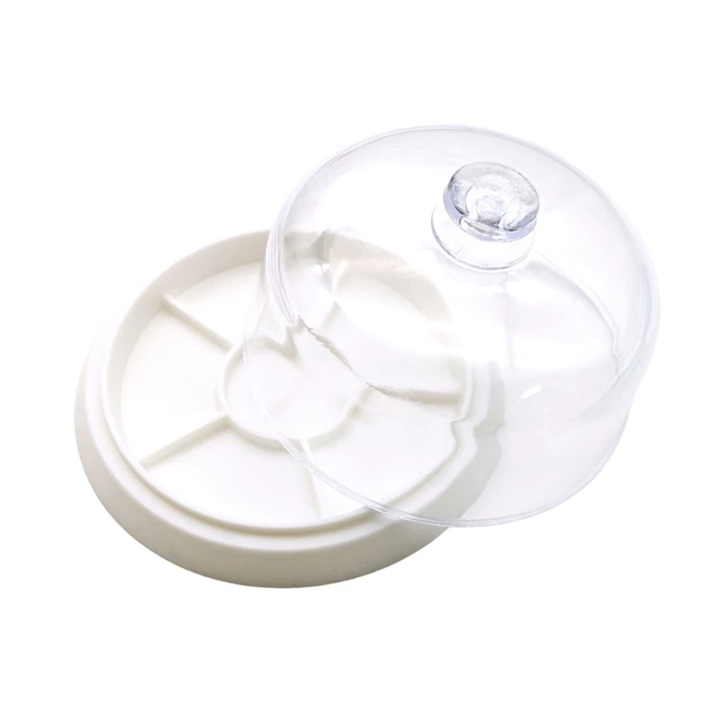 Watch Movement Dust Cover Moistureproof Watch Part Storage Box Small Part Crafts Jewelry Watch Fitting Anti Dust Tray