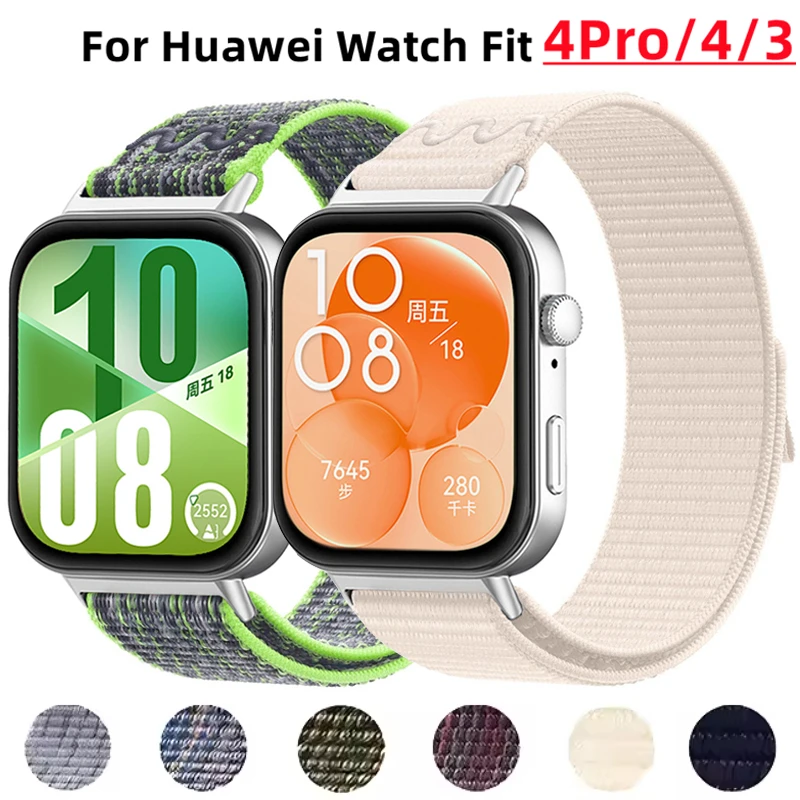 

Nylon Loop Strap for Huawei Watch Fit 4Pro 4 3 Braided Comfortable Breathable Band for Huawei Watch Fit 4/4 Pro Fit3 Accessorie