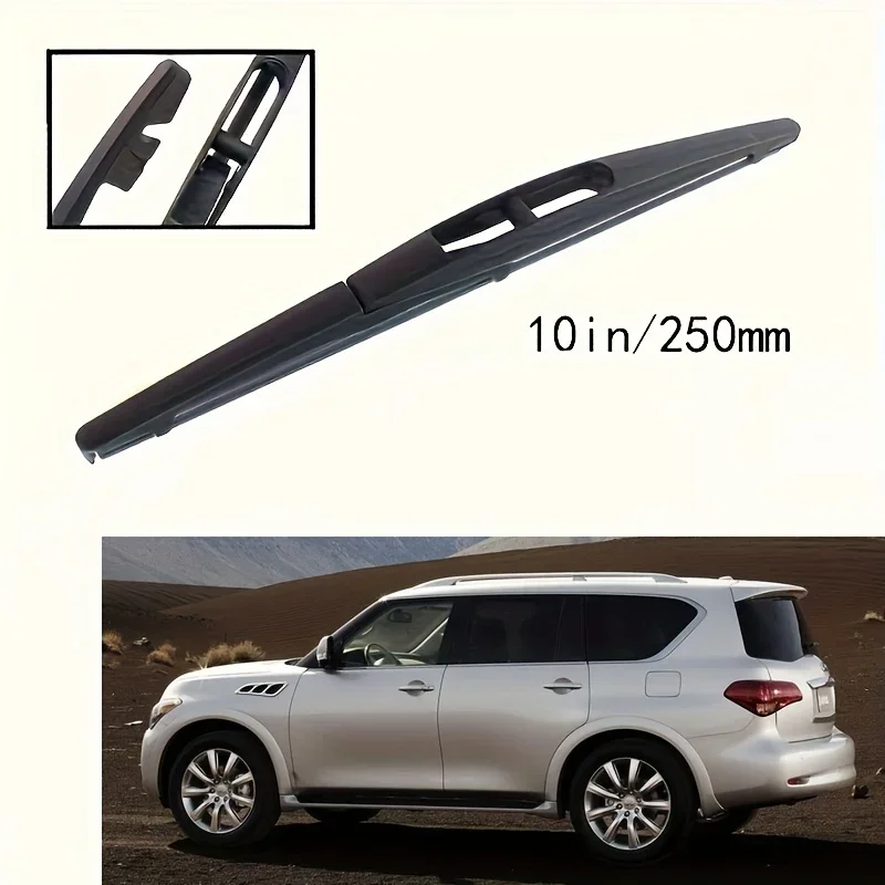 

10" Rear Wiper Blade Windshield Windscreen Clean Tailgate Window Car Rain Brush For Infiniti QX56 Z62 2012 - 2023