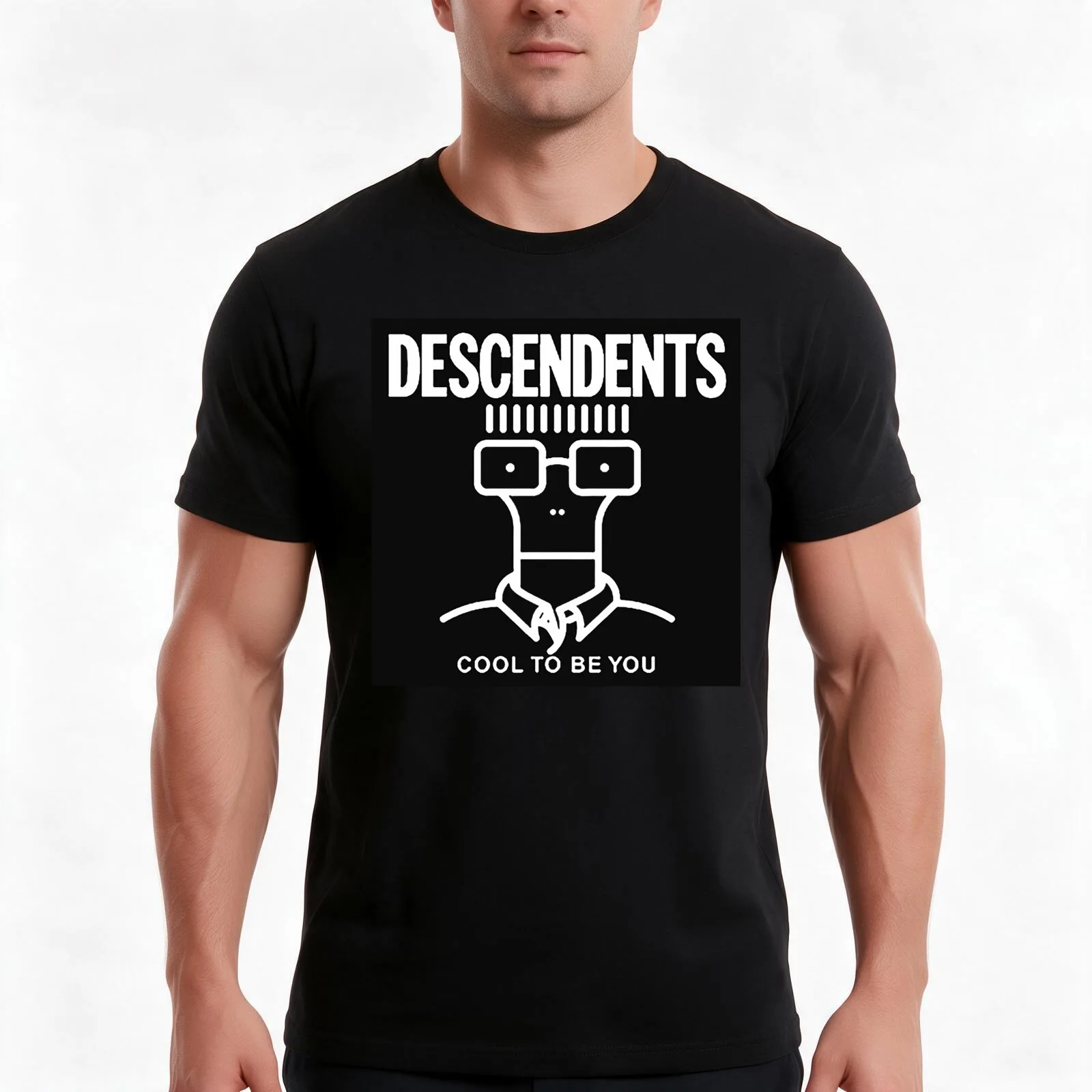 Descendents T-Shirt Summer Casual Cotton Tee Oversized Streetwear Tops Vintage Graphic Print Loose Fit Short Sleeve