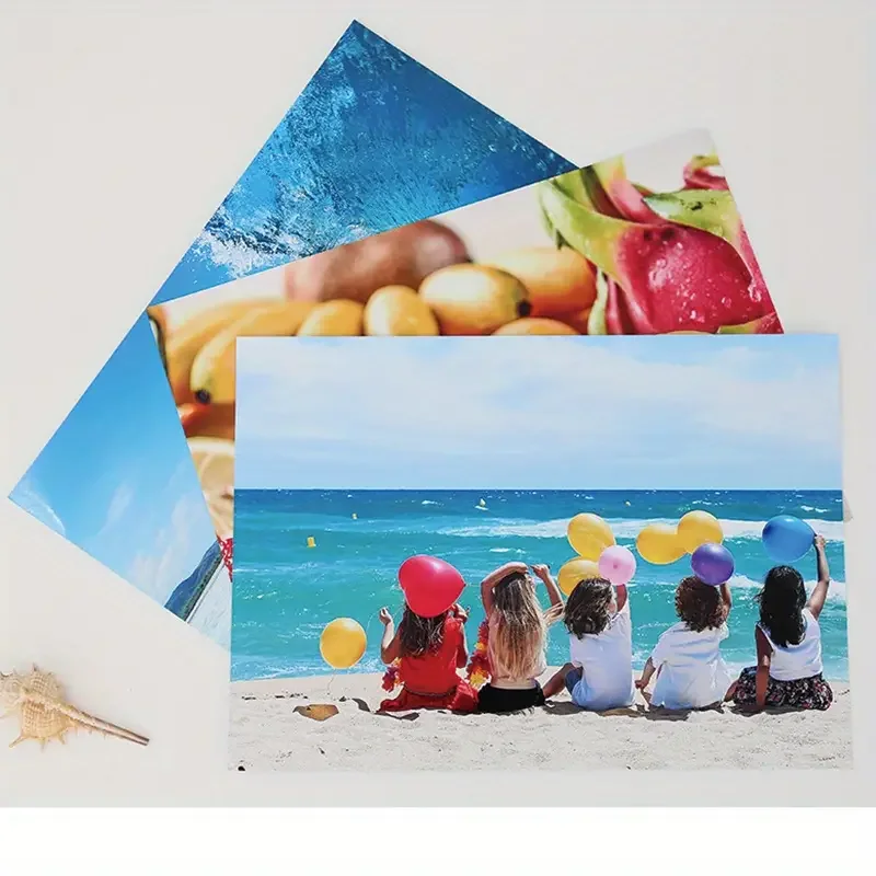 KRYON Papel fotográfico de alto brillo, tamaño 102x152mm, 4x6 pulgadas, 100 hojas, 48Ib, 180Gsm para impresora de inyección de tinta