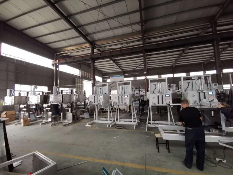 Semi-Automatic 25KG Folding Angle Large Vertical Continuous Sealing Machine Easy Operation High Productivity Pump for Plastic PE