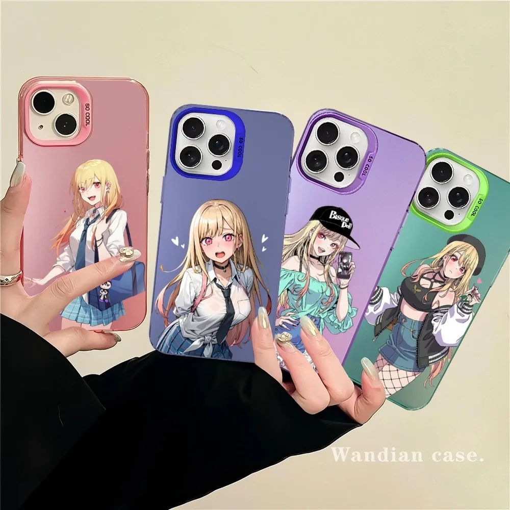 My Dress-Up Darling Phone Case For IPhone 16 15 14 13 12 11 Pro Max X XR XSMAX 8 7 Plus Matte Shockproof Back Cover