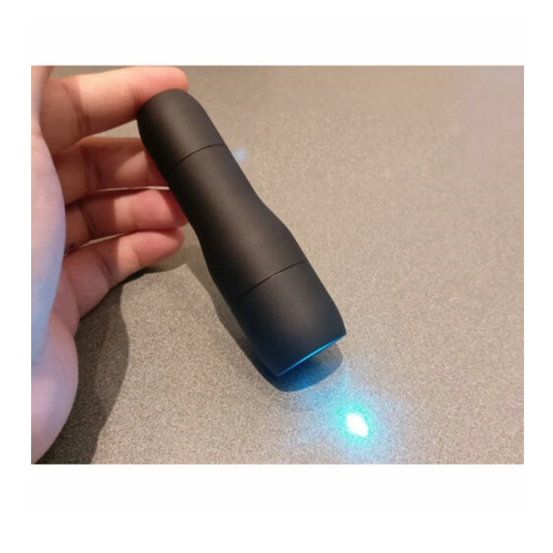 

Waterproof 488nm 1mw Cyan-Blue Dot Portable Laser Pointer LED Torch Flashlight 105x32mm