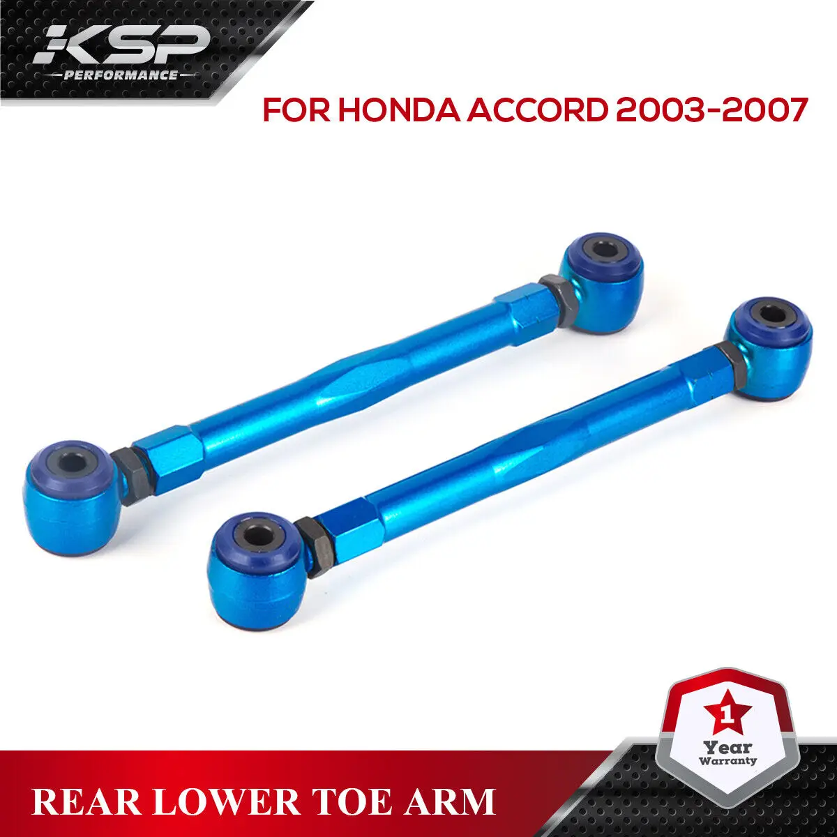 

KSP Rear Adjustable Suspension Camber Kit &Traction Control Toe -1.5°to +3.00° For 2003-2007 Honda Accord