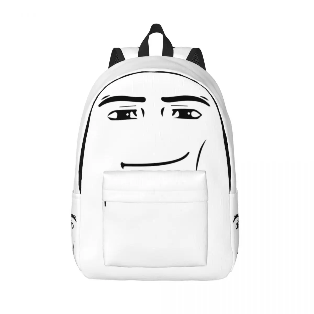 Man Face R-Robloxed Face for Teens Student School Bookbag Daypack Middle High College Outdoor