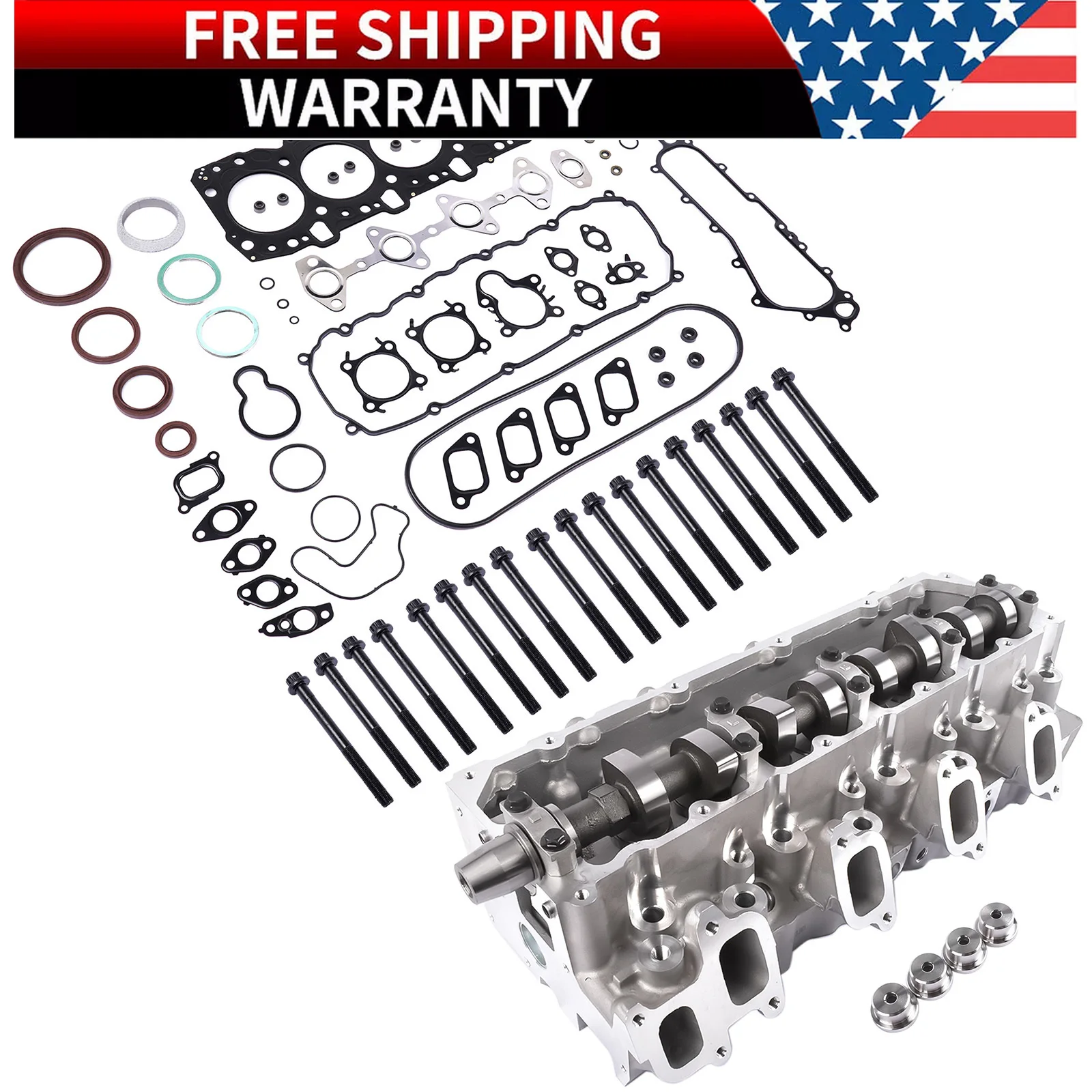 AP01 Complete Cylinder Head For Toyota Land Cruiser 1KZ-T 1KZ-TE 111016912 1110169126