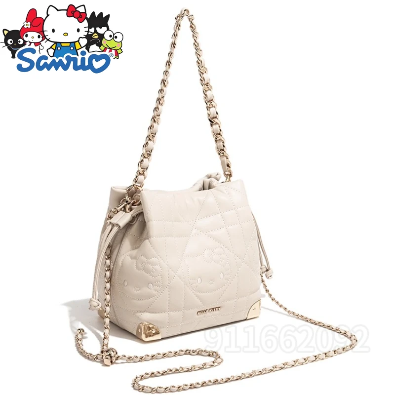  Hello Kitty New Women's Shoulder Bag Luxury Brand Original Women's Handbag Fashion Chain Women's Bag Large Capacity
