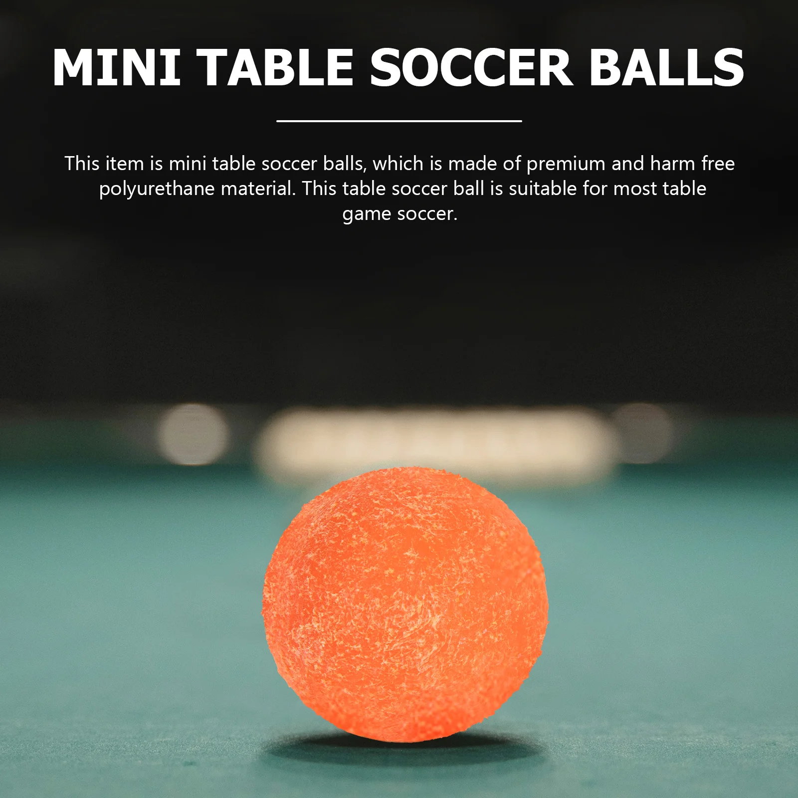 

4 Pcs Table Football Accessories Foosball Balls Soccer Toy Foosballs Replacements Aldult