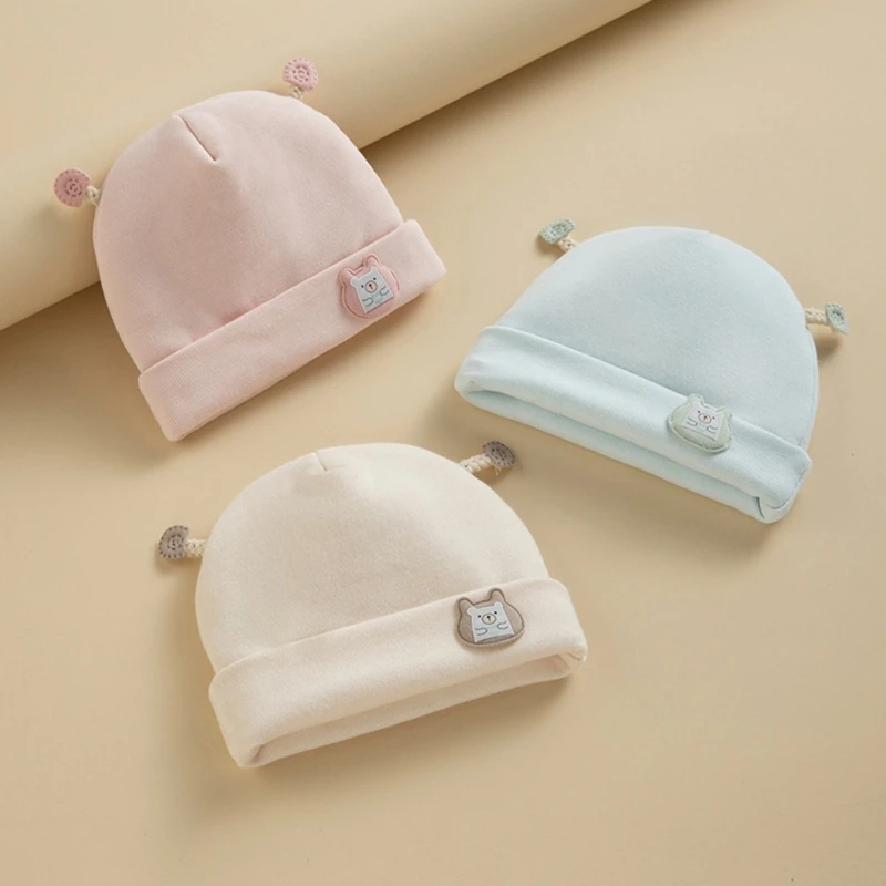 Accogliente berretto invernale caldo per neonato Cappello adorabile per bebè con design animali dei cartoni animati, berretto