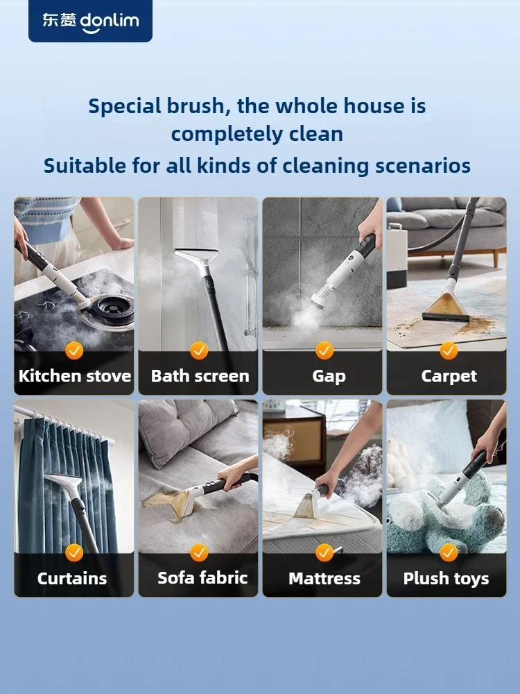 Donlim Dl-7901 Steam Cleaning Machine High-temperature Steam Household Cloth Carpet Kitchen Cleaning Machine 220V