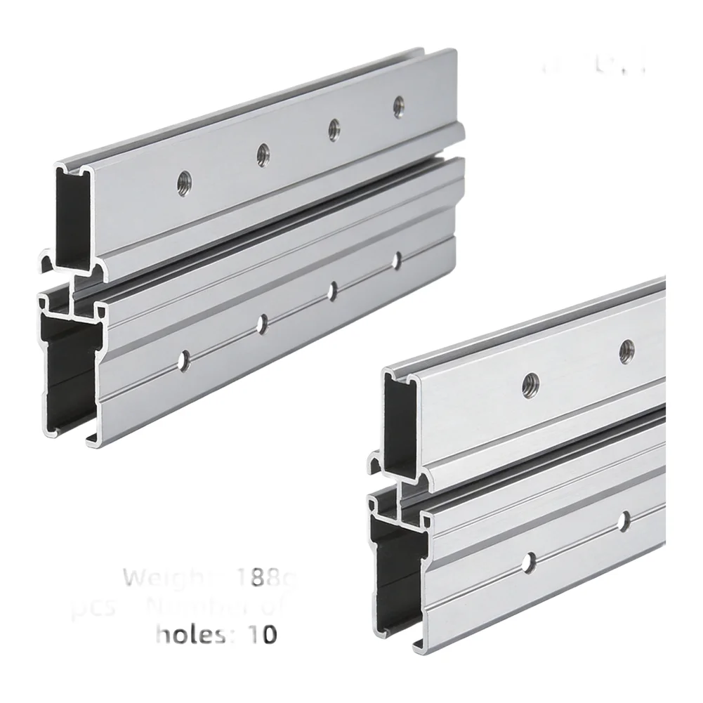 2-Pack Z Cleat Hangers for French Cleat Wall Mounting with Precision Fit and 80 lb Load Rated Aluminum Structure