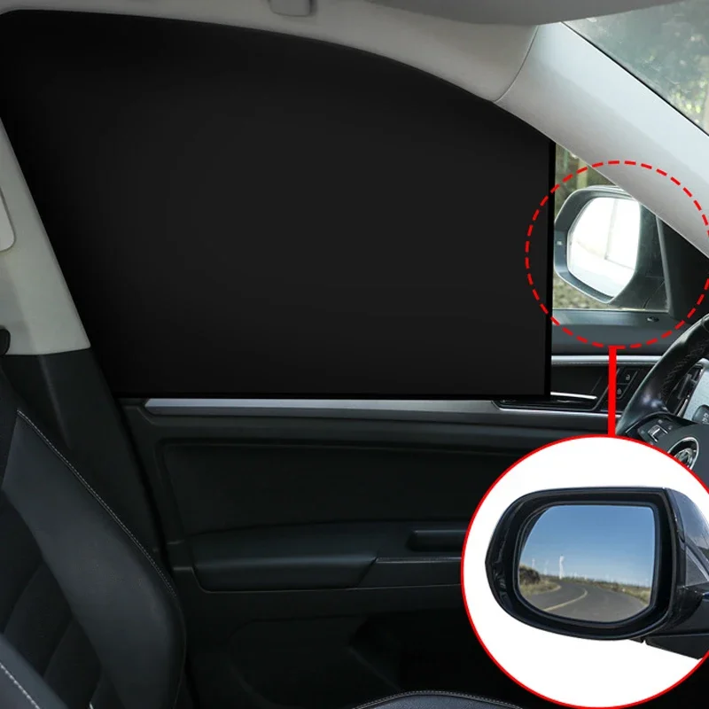 Car Magnetic Sunshade UV Protection Anti-direct Sun Car Window Curtain Cover  Window Sunshade Double Side Protector Window Cover