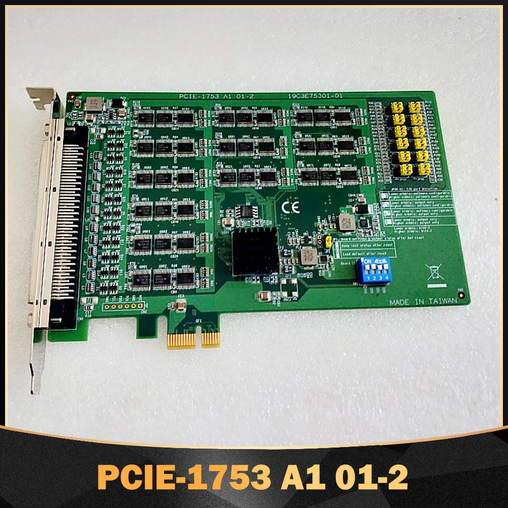 Advantech PCIE-1753 A1 01-2 용 디지털 수량 I/0 카드, 96 채널 데이터 캡처 카드