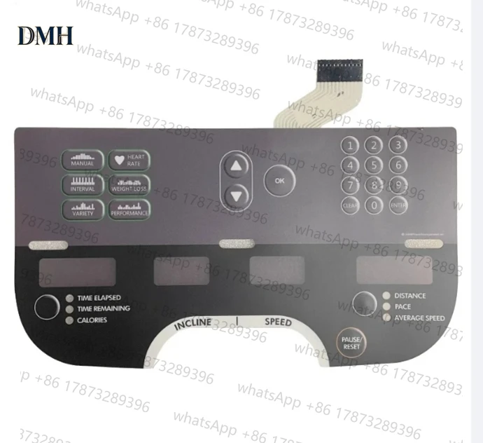 1PC NOVO Teclado de Membrana para Painel de Esteira Precor 932i 954i - Película de Botões