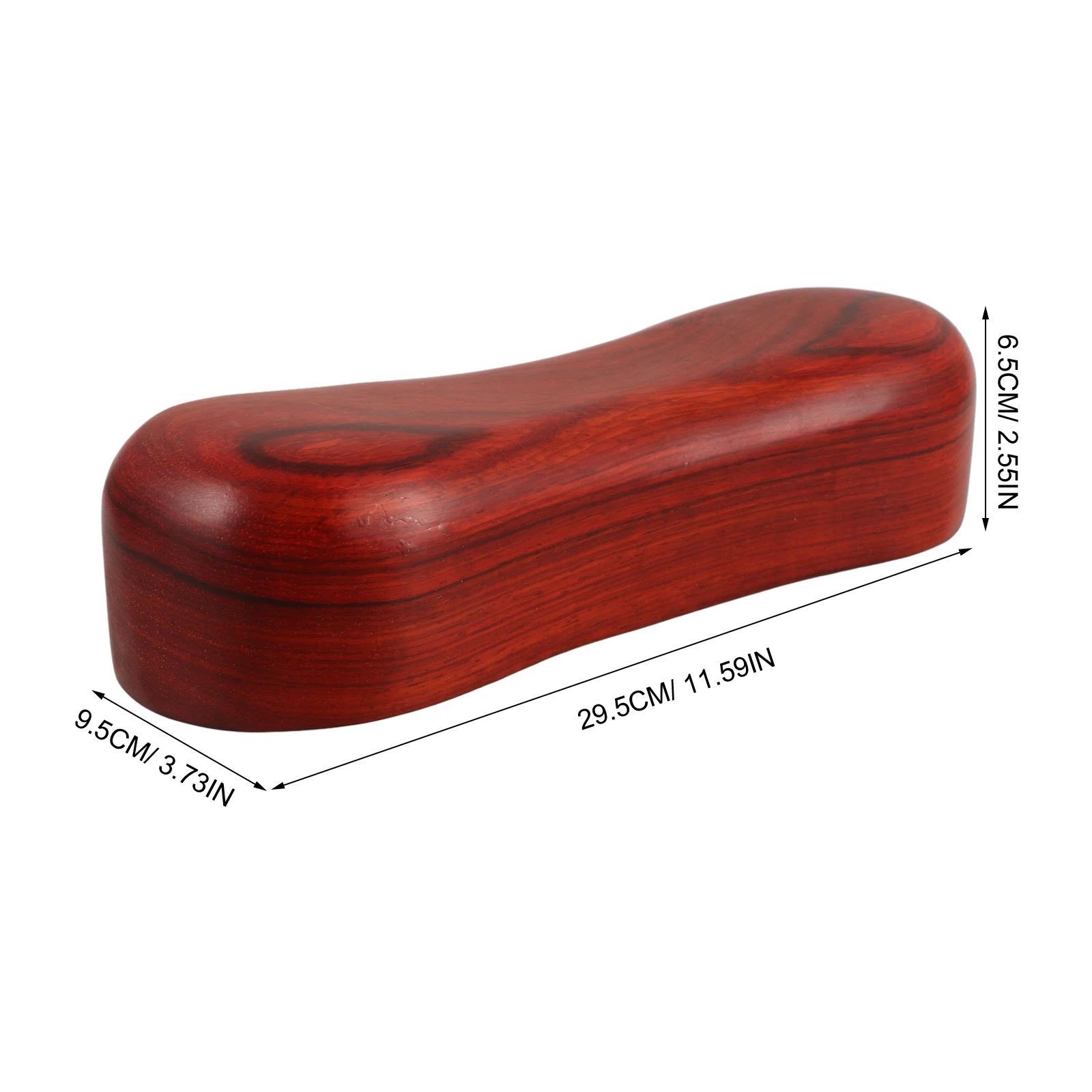 

Natural Wood Cervical Smooth Surface Neck Support Pillow For Home Massage Stiff Neck Relief Wear-Resistant Wooden Cylinder