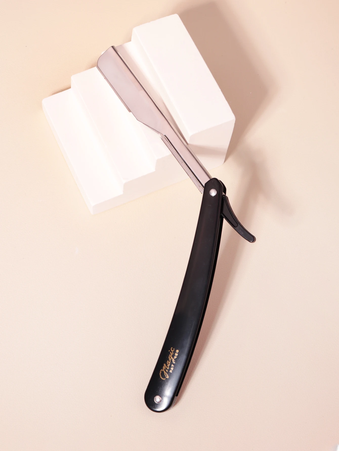 Straight edge shaver high-end salon folding men\'s manual shaver