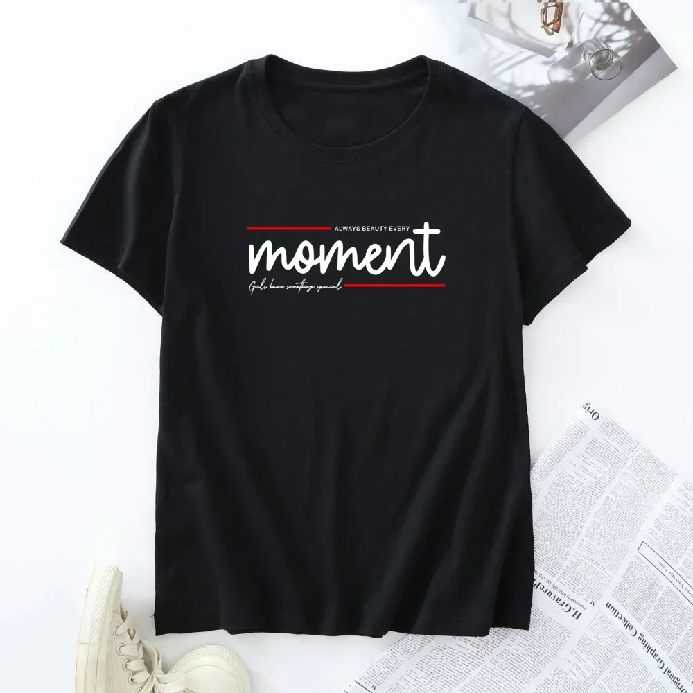 Plus Size Women Short Sleeve Tees Woman T-shirt Clothing Female Tshirt 2024 Fashion Graphic T Shirts Summer Cotton Tops