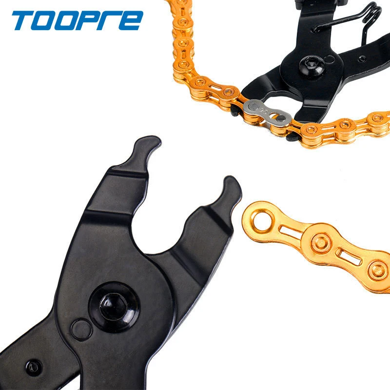 Toopre Bicycle Chain Checker Buckle Pliers MTB Bike Chain Quick Release Magic Link Bike Gauge Calipers Cycling Chain Hook Tools