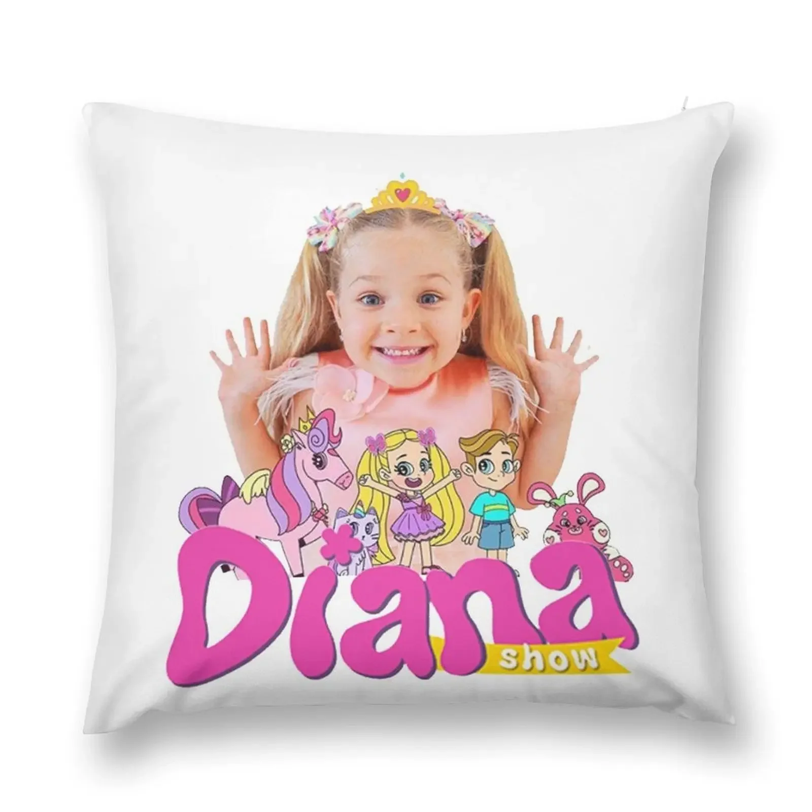 The Kids Diana Show Throw Pillow ornamental pillows for living room Christmas Pillow Cases pillow