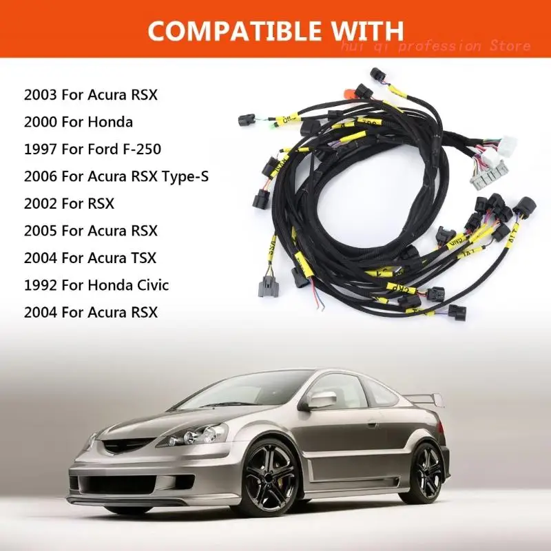 Suitable for K-Swap K20-K24 K-Series EK-EG  EP3 2001-2005 Engine Conversion Harness Flexible Swap-Conversion Wiring