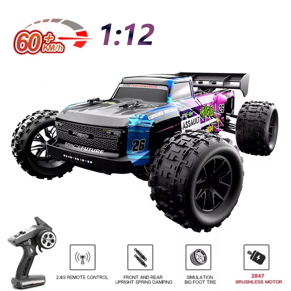 C8803 RC Car Alloy Brushless Cars 4WD High Speed Climbing Off-road Vehicle Electric Remote Control Crawler Toys for Children