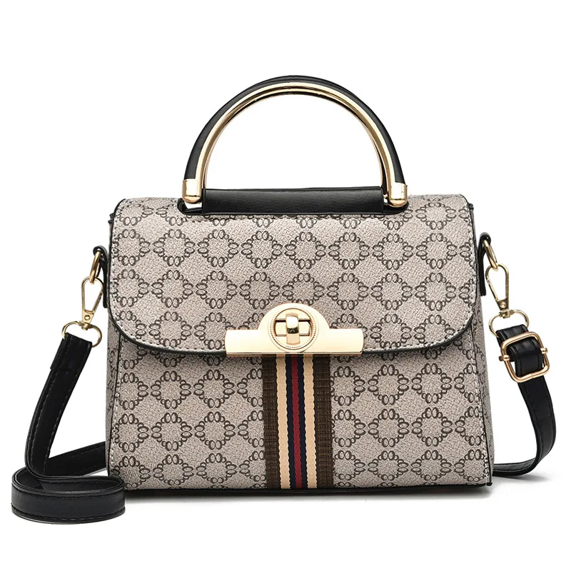 2026 Summer New Fashion Handbag, Large Capacity Retro Shoulder & Crossbody Bag