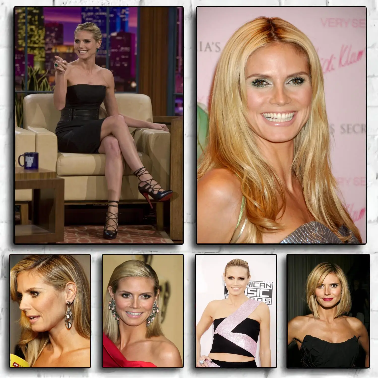 heidi klum Poster Decorative Painting Canvas Poster Wall Art Living Room Posters Bedroom Painting