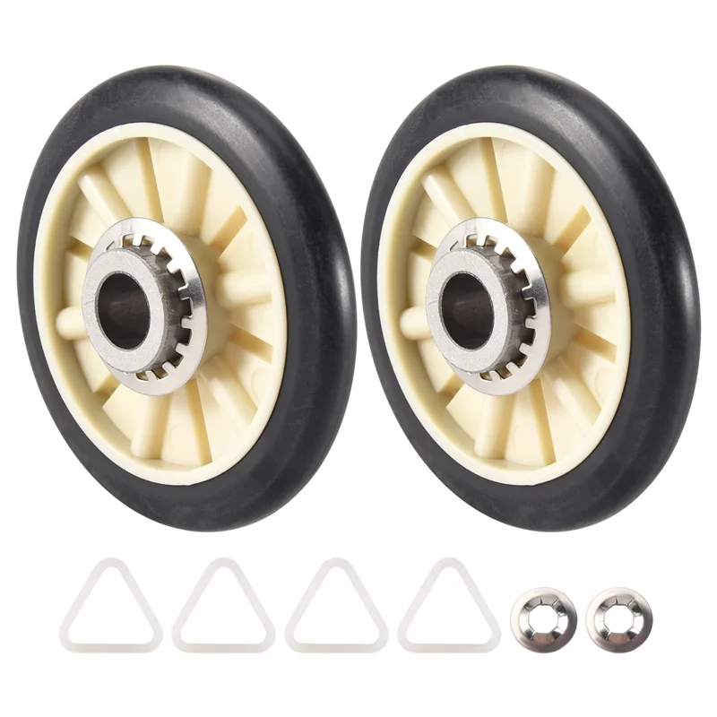 A11E-2PCS 349241T Dryer Drum Roller Kit For Whirlpool Kenmore Sears