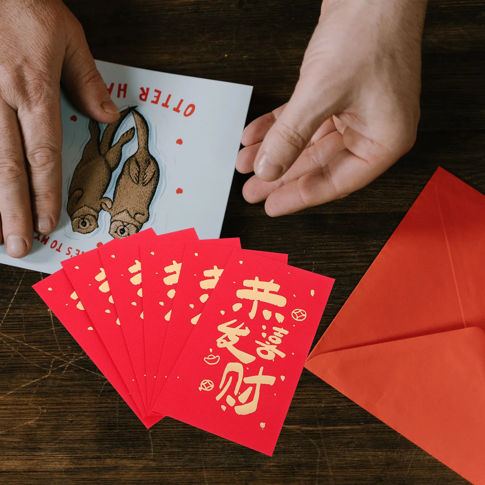 

6Pcs Red Envelope Chinese Traditional Lucky Money Packets Thickened Paper Cash Bags for Lunar New Year Red Envelopes
