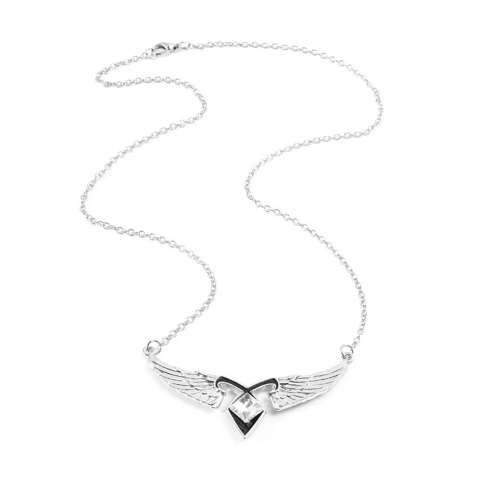 The Mortal Instruments City of Bones Necklace Angelic Power Runes Shadowhunters Pendant Necklace