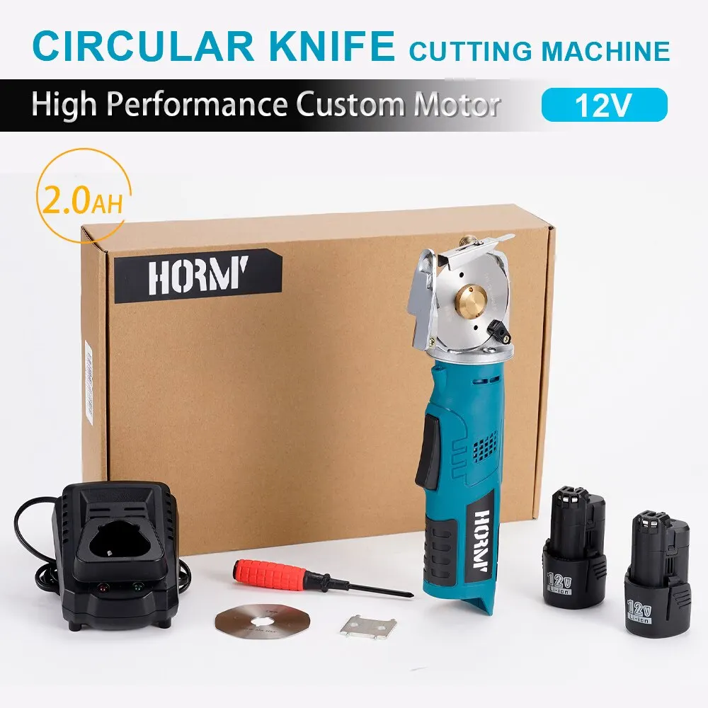 12V Electric Round Scissors Pipe Cutting Machine Cloth Fabric Shear High Speed Cutting Machine Kit DIY For Bosch Battery Tools