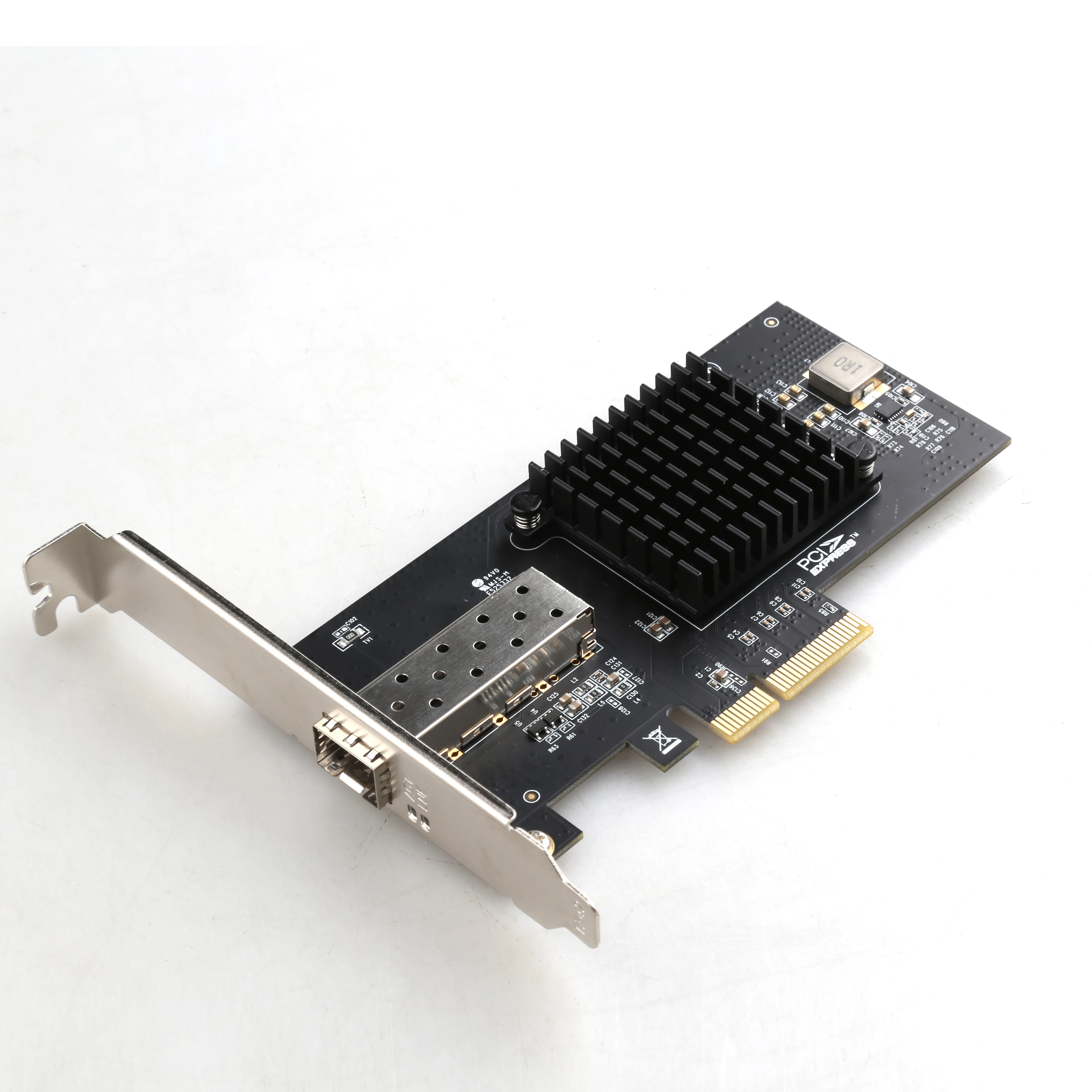 1포트 10G 오픈 SFP 네트워크 어댑터 PCIe X4 카드 PCIe4X 10G 단일 포트 랜 카드 인텔/82599EN/X520