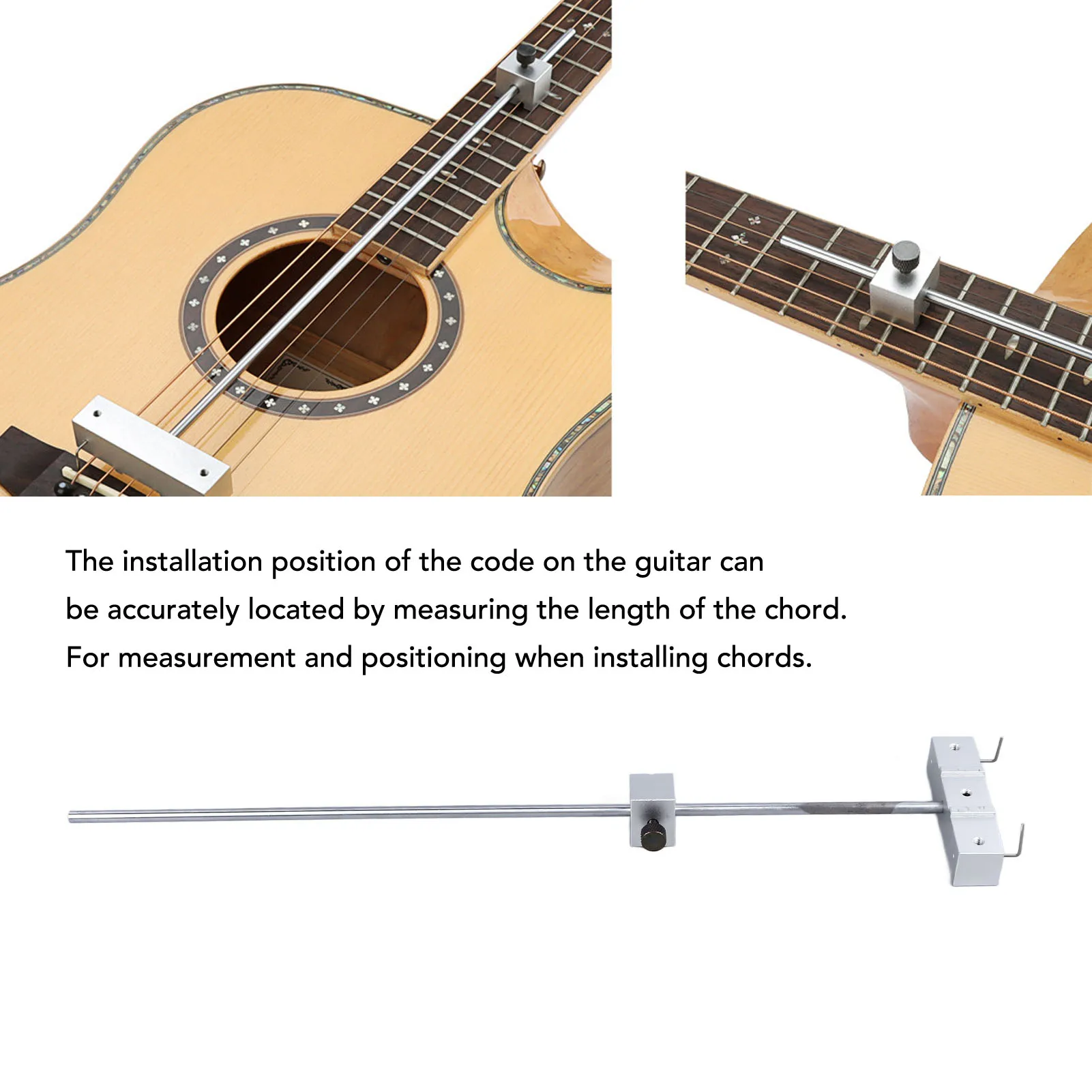 Guitar Code Rangefinder Range Finder Metal Chord Length Positioning Installation Tool