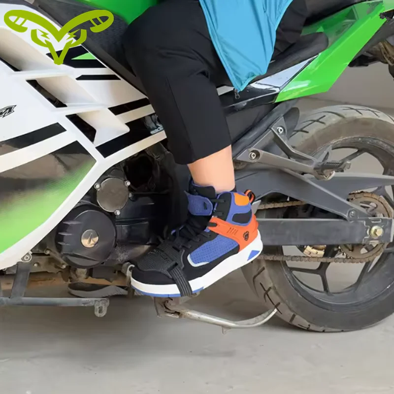 Motorcycle Shoes Protective Anti-slip Moto Gear Shift Adjustable Shoe Boots Protector Shifter Guards Riding Accessorie Universal