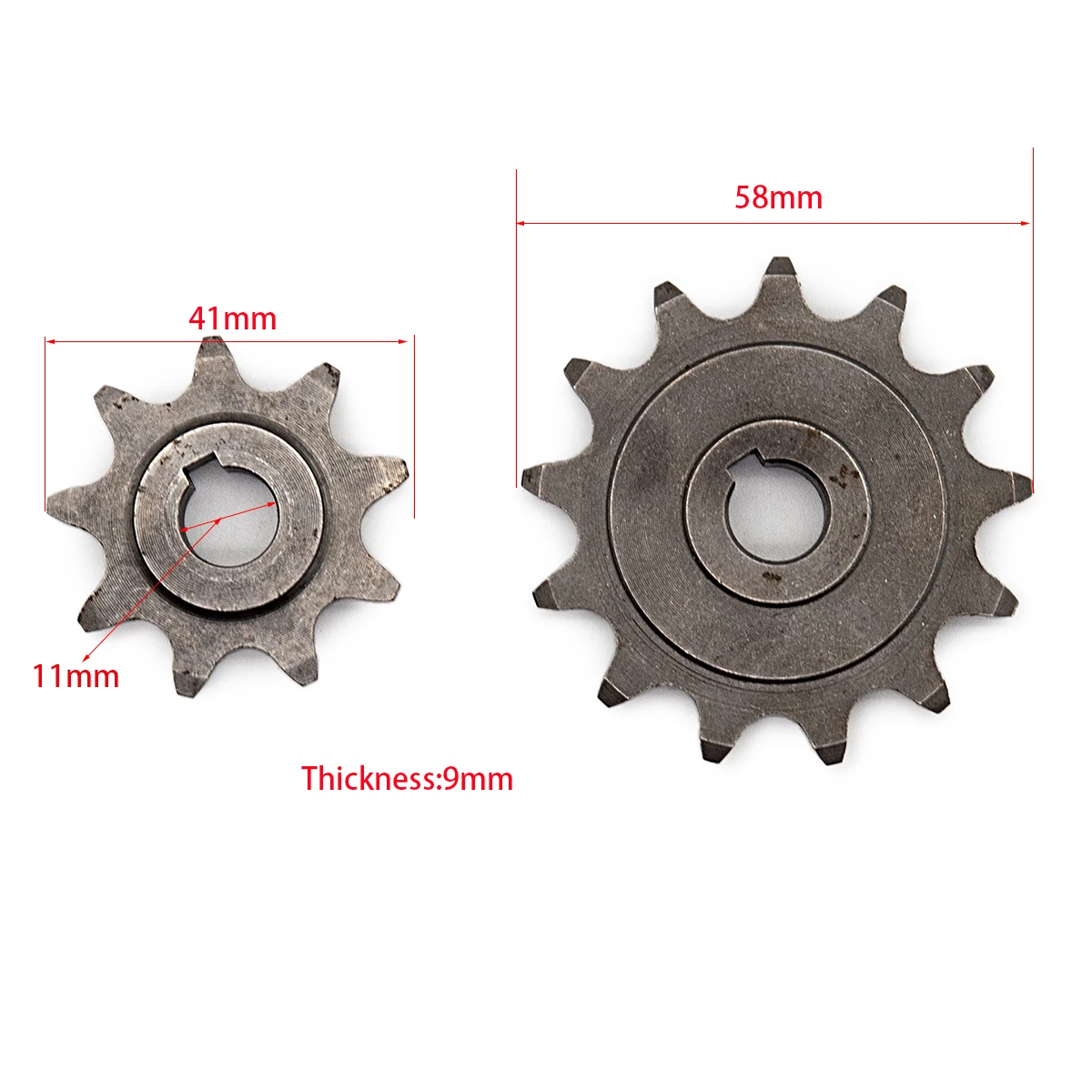 Bike Chainring Universal 9T 13T Gear Motor Bicycle 9 Teeth 13 Teeth Sprocket for Ordinary Bicycle parts Dirt Pit Bike