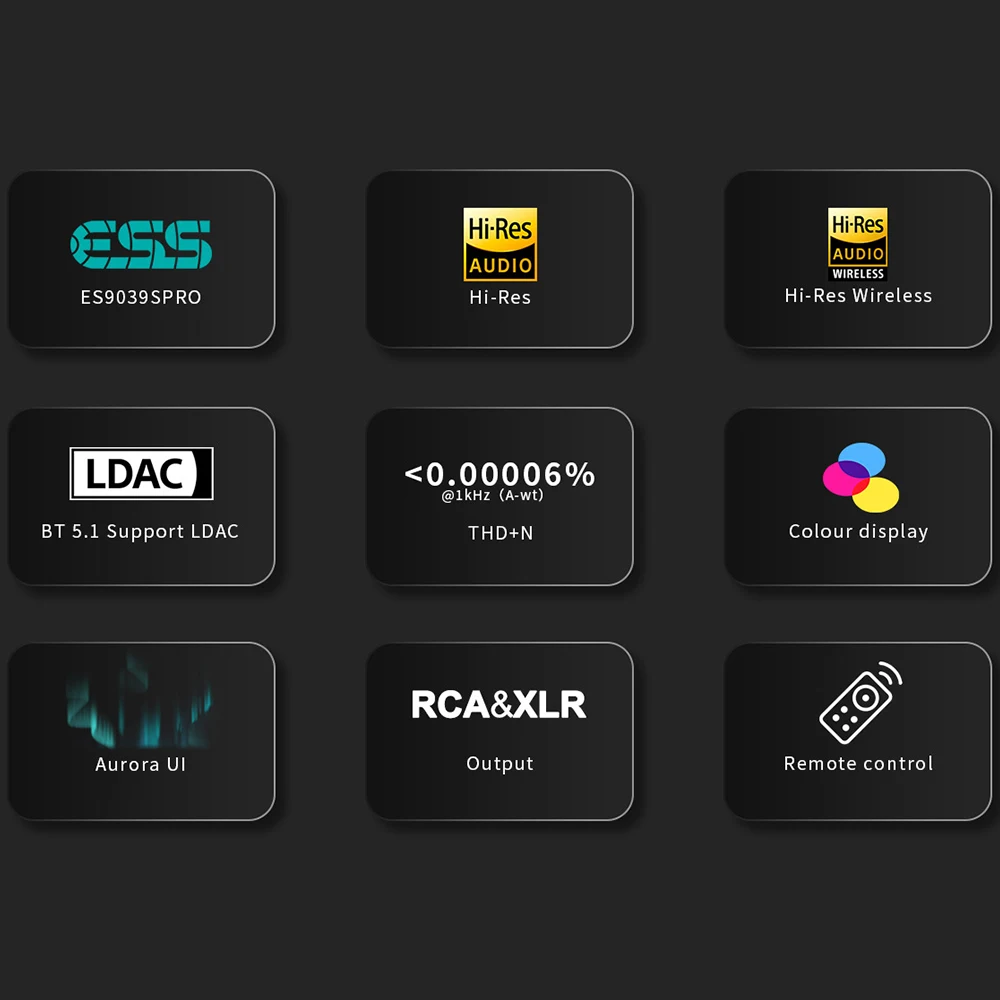 TOPPING D70 PRO SABRE decodificador DAC de Audio de alta resolución ES9039SPRO chip Bluetooth 5,1 LDAC 12V disparador pantalla a Color Control remoto dunu