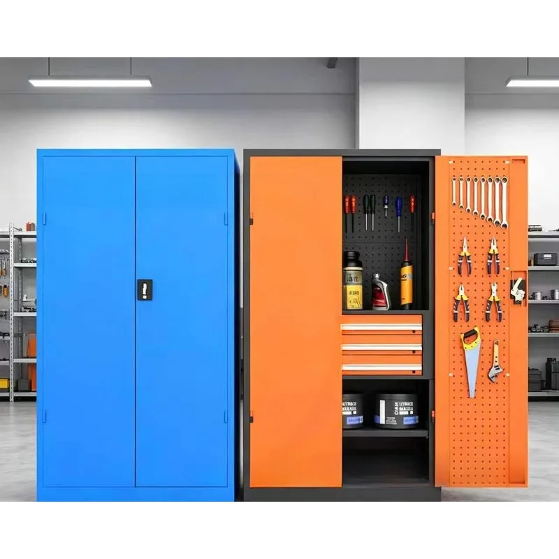 Heavy Tool Cabinet Workshop Thickened Iron Locker Auto Repair Hardware Tools