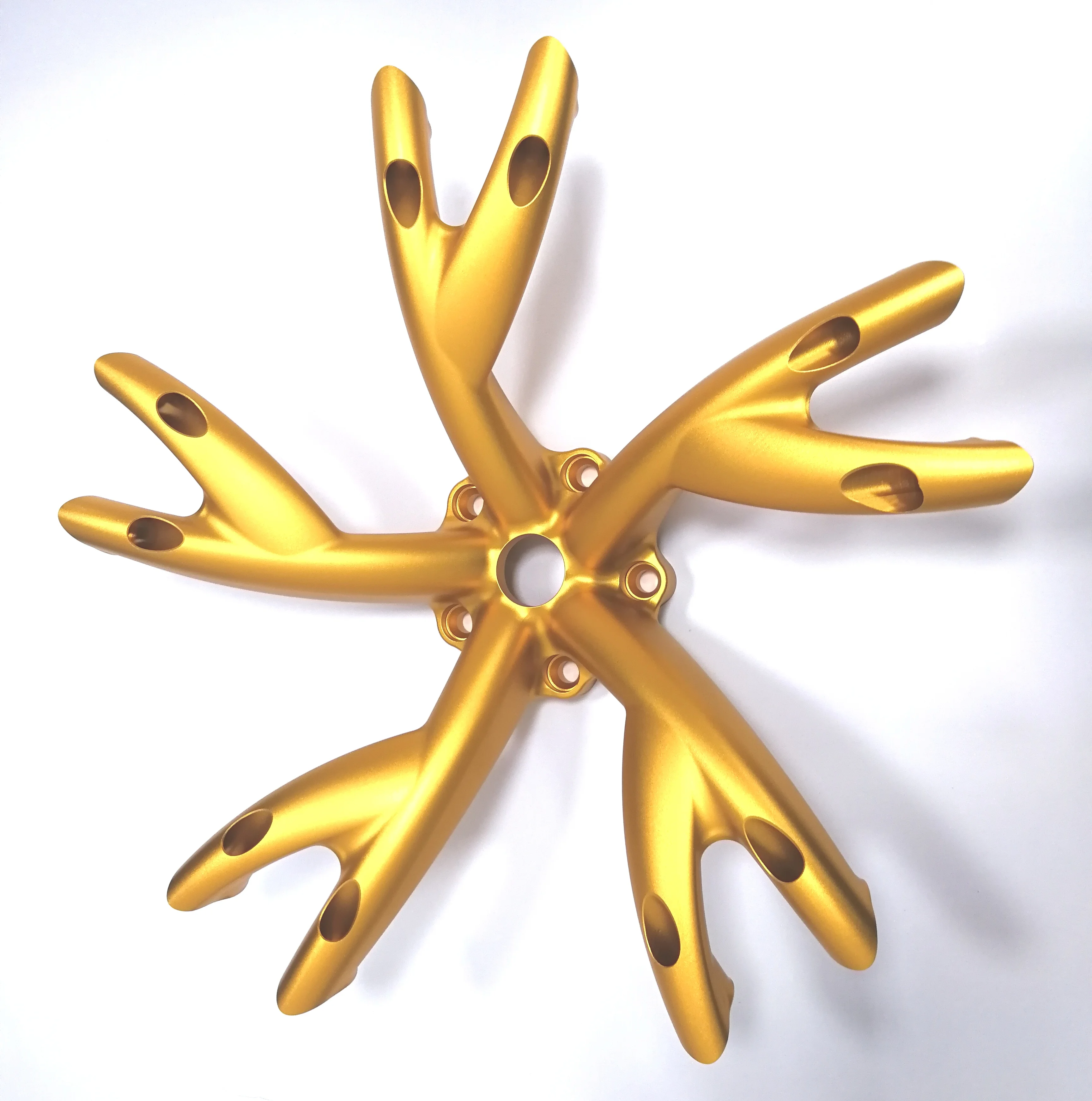 Custom CNC Machining 5 Axis Machine Wheel Hub 5 Axis Precision Hub Aluminum 5 Axis Milling Car Wheel Hub