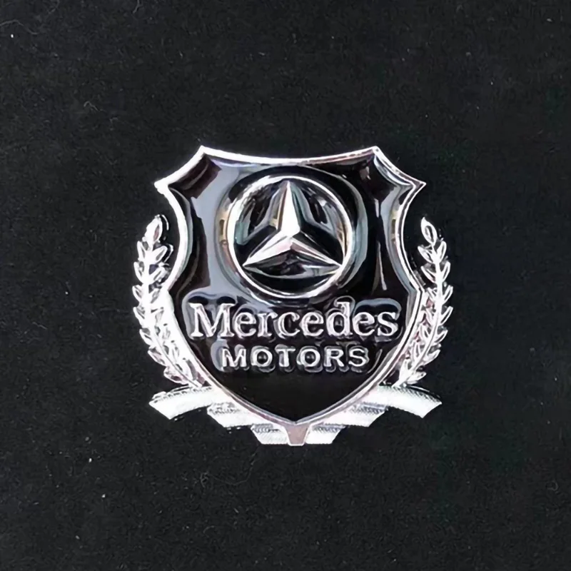 

Metal Logo Car Sticker Badge Body Decoration Auto Emblem Exterior For Mercedes benz A B R G Class GLA W164 W203 W204 W168 CLA ML