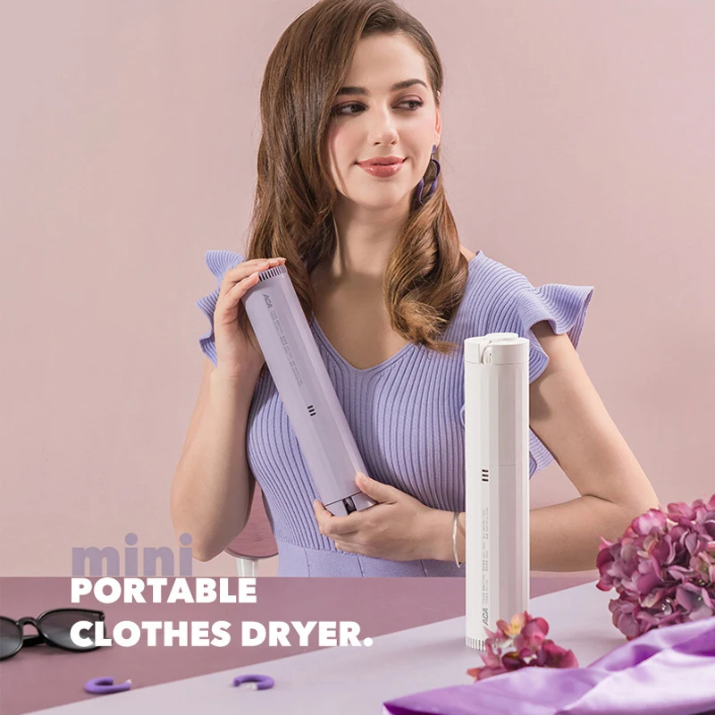Electric Clothes Dryer Mini Portable Quick Drying Clothes Shoes Disinfection Electric Clothes Drying Machine with Timing 220V