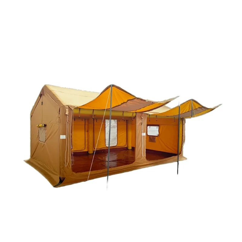 Custom Support OEM Durable Sturdy Quick Setup Windproof Waterproof Portable Inflatable Tent Camping