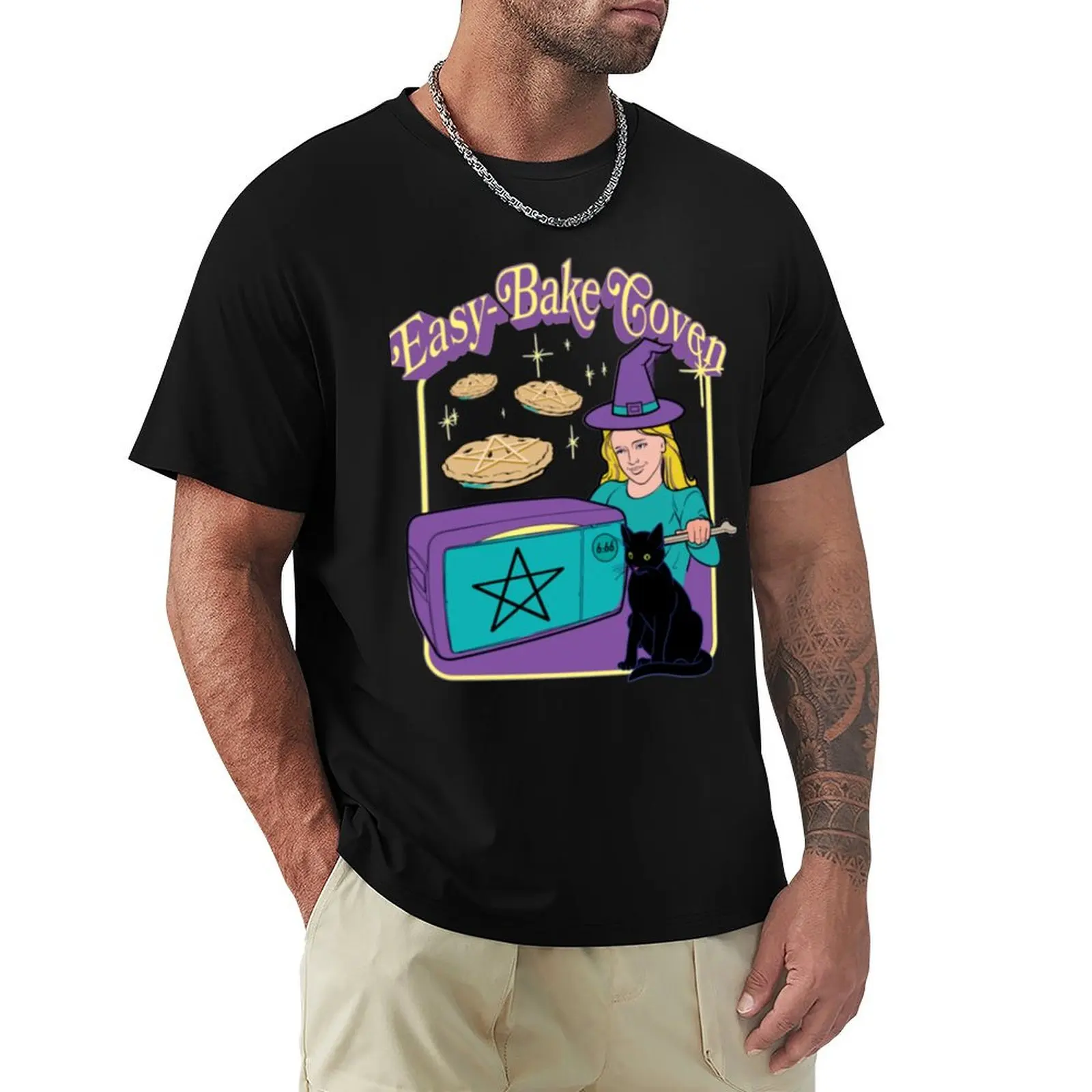 

EASY BAKE COVEN T-Shirt kawaii clothes blacks Man t-shirt korean fashion mens graphic t-shirts